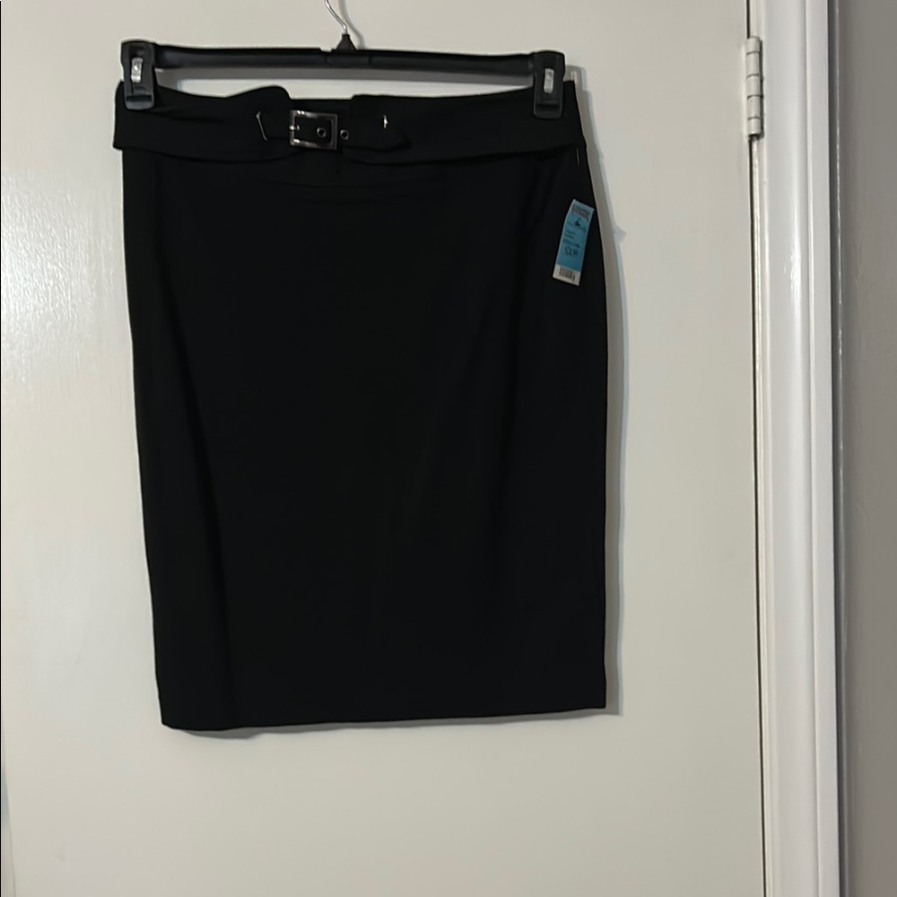Willi Smith Black Pencil Skirt Knee-Length Workwear
